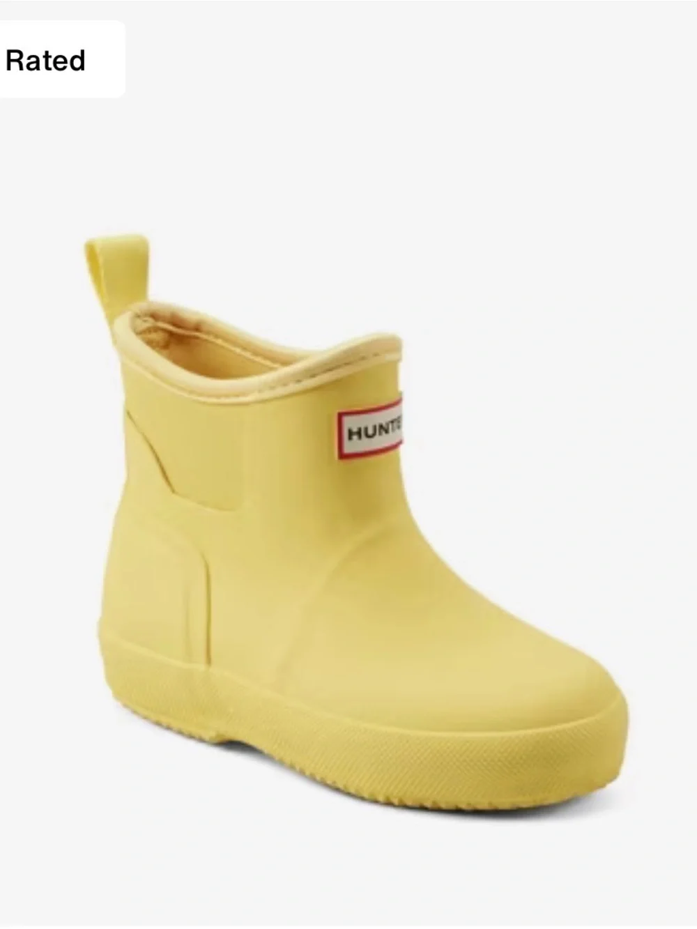 Hunter Kids Yellow Finley Rain Boots